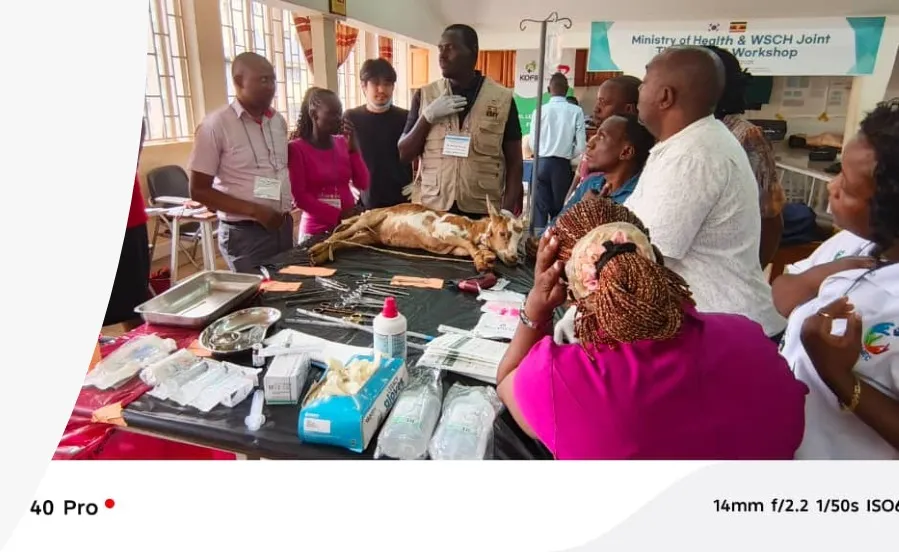 A section of trainees undergoing the TUTATA training at Mulago National Referral Hospital