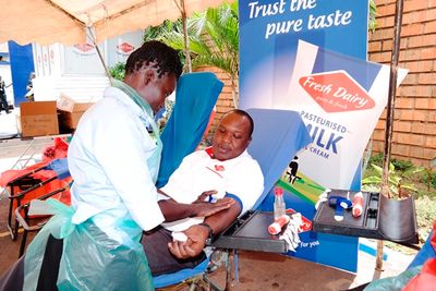 Fresh Dairy staff raise 25 pints of blood to replenish Uganda’s Regional Blood banks