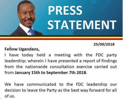 Muntu deals death blow to FDC