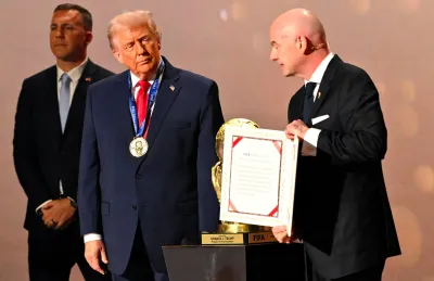 Trump Honored with FIFA Peace Prize for Global Diplomacy Efforts