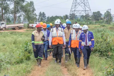UEDCL Assesses Progress on Kawanda to Waligo Power Line Reconstruction to Improve Electricity Reliability in Kira and Namugongo