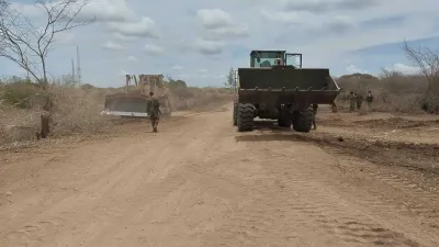 UPDF, Somali Army Rehabilitate Key Supply Road in Somalia