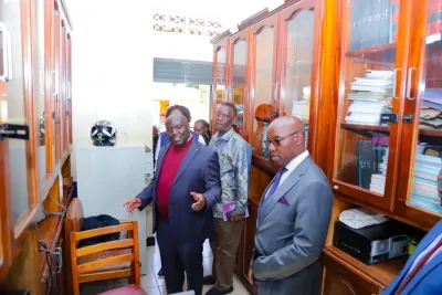 Chief Justice Flavian Zeija Tours Southwestern Uganda Courts