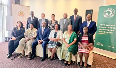 Hon. Lugoloobi Represents President Museveni at APRM Meeting, Mugenda Named Chair