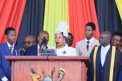 184 MPs Sworn Into Uganda’s 12th Parliament as Anita Among Declares ‘Kisanja Hakuna Kulala’