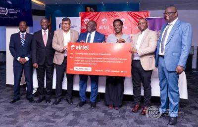 Airtel Uganda Hands Over UGX 42.9 Billion to UCC Fund to Boost Digital Inclusion