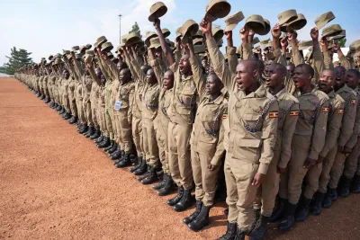 Museveni Passes Out Nearly 10,000 Officers, Urges Discipline and Integrity