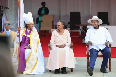 Museveni Gifts Daughter Patience Rwabwogo 50 Cows After Her Consecration as Bishop