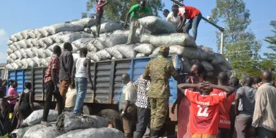Gulu Security Forces Seize 500 Bags of Charcoal, Distribute Consignment to Residents