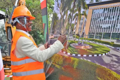Makerere Hands Over Site for Shs96.6bn CoBAMS Project