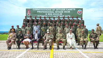 Museveni Commissions 280 Officer Cadets at Kabamba