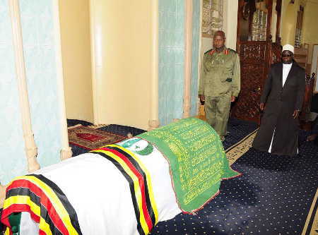 Kayongo was brought back in a coffin from Tanzania where he died due to hypertension 