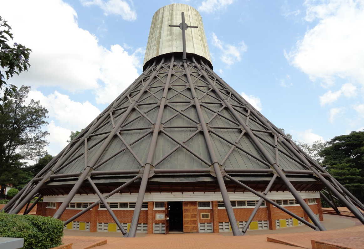 The Uganda Martyrs Church at Namugongo symbolizes sacrifice for christianity