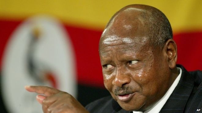Uganda's President Yoweri Kaguta Museveni