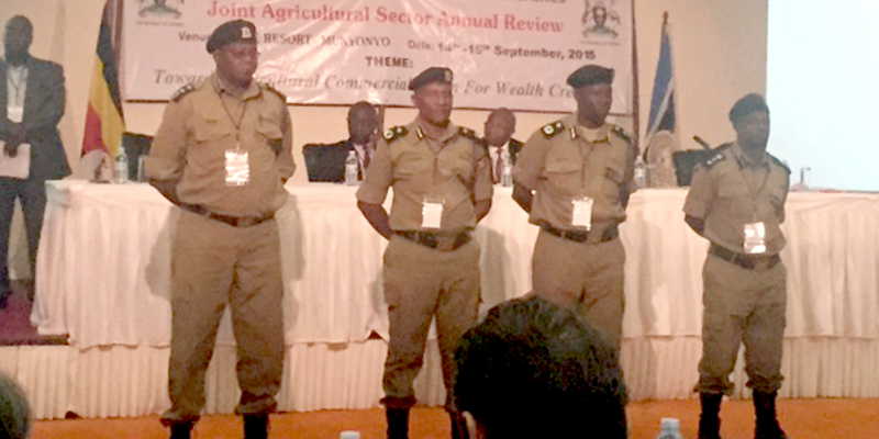 Leaders of the new Agriculture Police were presented this week