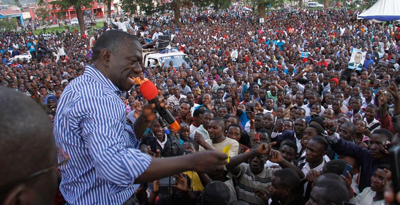 Besigye in Kisoro