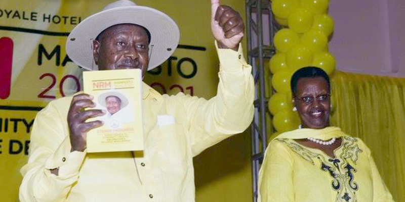 President Yoweri Museveni launched his Party's Manifesto for the next five years at Imperial Royale Hotel recently. His closes rivals Besigye and Amama Mbabazi are yet to unveil theirs, perhaps an indication that Manifestos are not key in this election