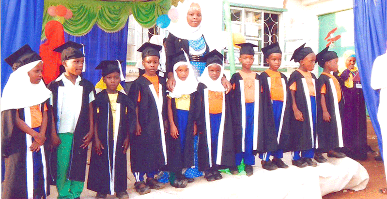 Pioneers of Muniira Junior school on their graduation