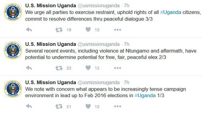Source of worry; US mission on the post-Ntungamo clashes