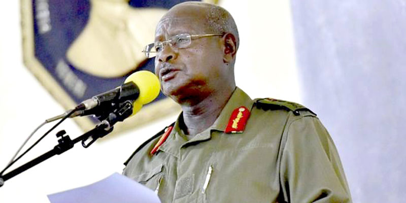 President Museveni addressing 10th Parliament MPs in Kyankwanzi this week