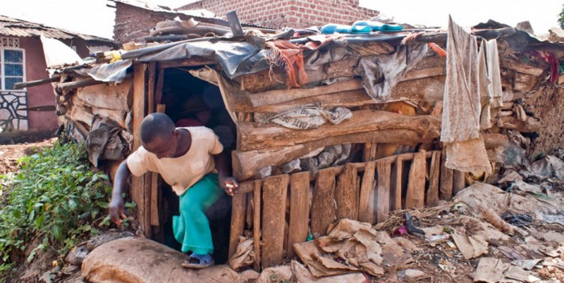 Poverty is a glaring reality in Uganda