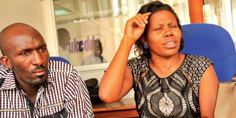 Estranged couple Titie and Katongole Omutongole