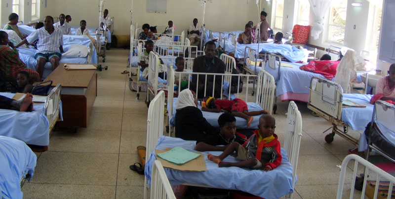 The sick are always poorly attended because health workers are not paid on time