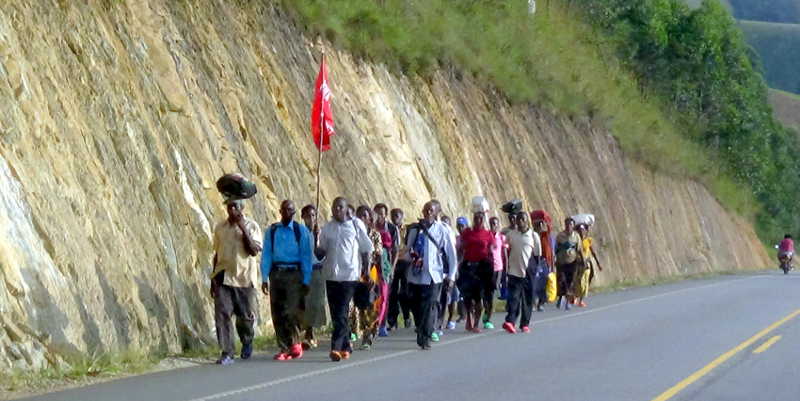 Pilgrims from Kabale have over 300 miles to cover before June 3, 2016 Martyrs day celebrations