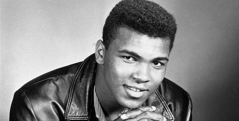 Muhammad Ali during his youthful days
