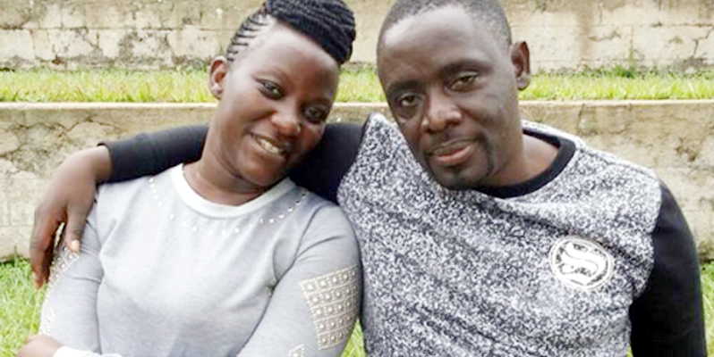 Irene Namatovu with her husband Geoffrey Lutaaya. They were ambushed and robbed clean