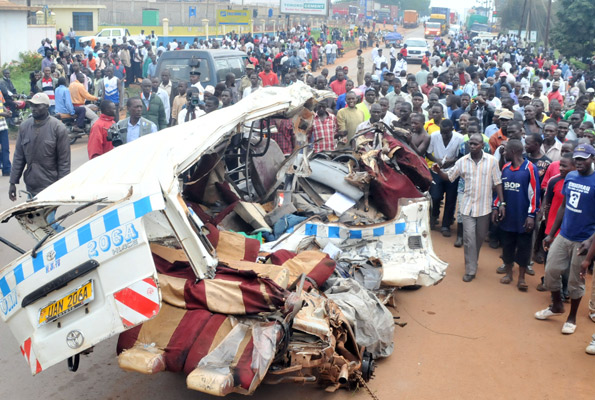 File Photo: Most accidents in Uganda are blamed on Irresponsible Drinking and Drive
