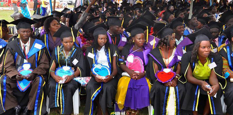 Busoga graduands at a recent graduation