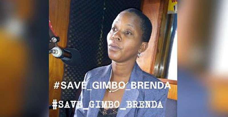 Brenda Gimbo battling brin tumour disease
