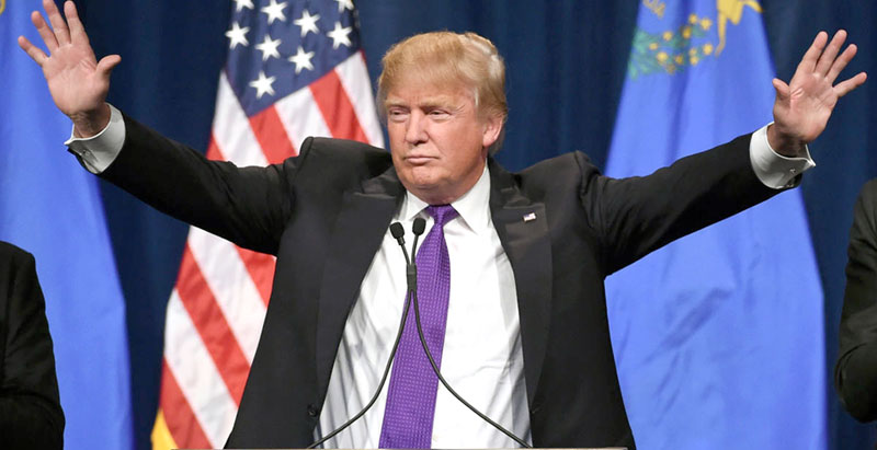 Newly elected American president Donald John Trump