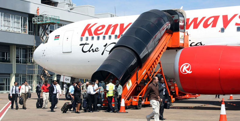passengers-boarding-a-kenya-airways-plane-at-entebbe-international-airport