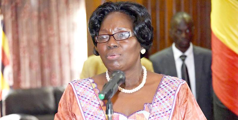 Speaker of parliament Rebecca Alitwala Kadaga