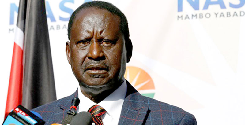 Raila Odinga one of the presidential contenders