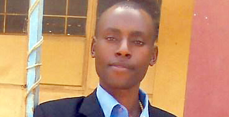 Louis Habarugaba of St. Henry's Girls' Secondary School Buyege