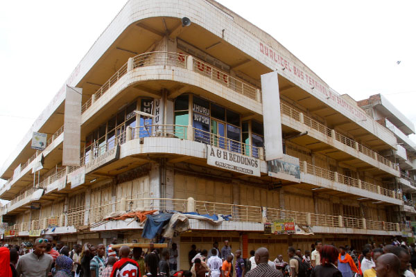 Many Arcades in Kampala are built using loans