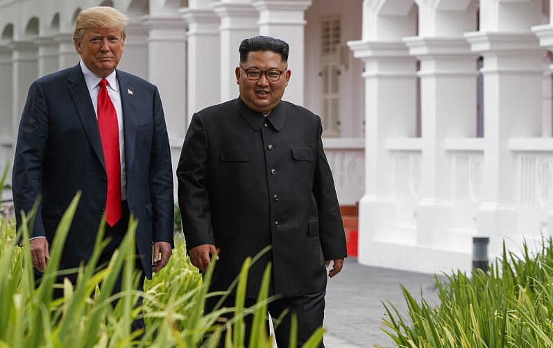US President Donald Trump met with his North Korean Counterpart Kim Jong Un in Singapore