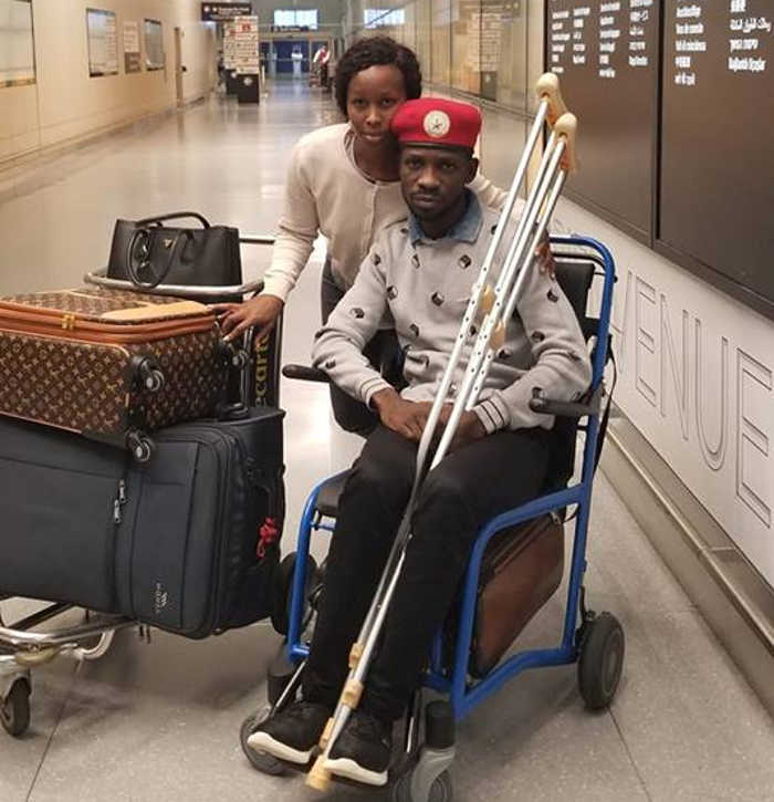 Disabled; Bobi Wine, was a normal person before he was inflicted with horrendous acts by SFC soldiers