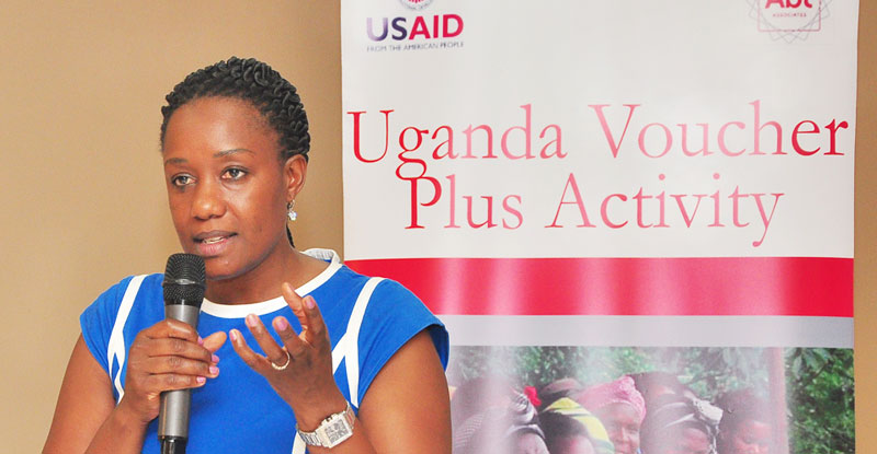 Christine Namayanja Chief of Party Abt Associates and Uganda voucher plus activity 