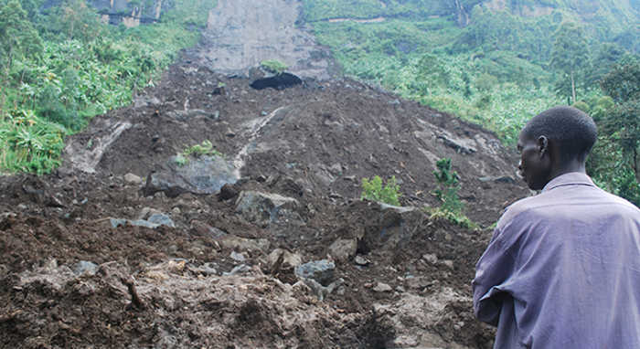 Bududa district suffers serious threats from landslides whenever it rains heavily.