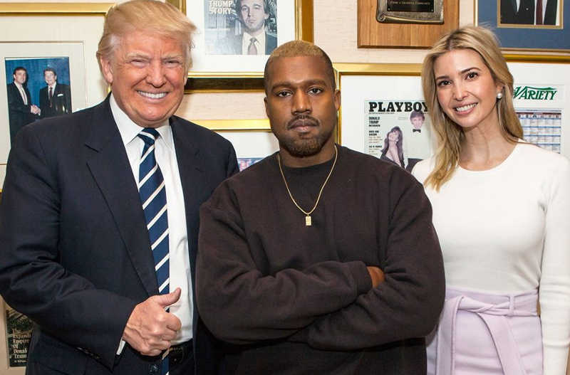 Kanye is friends with trump