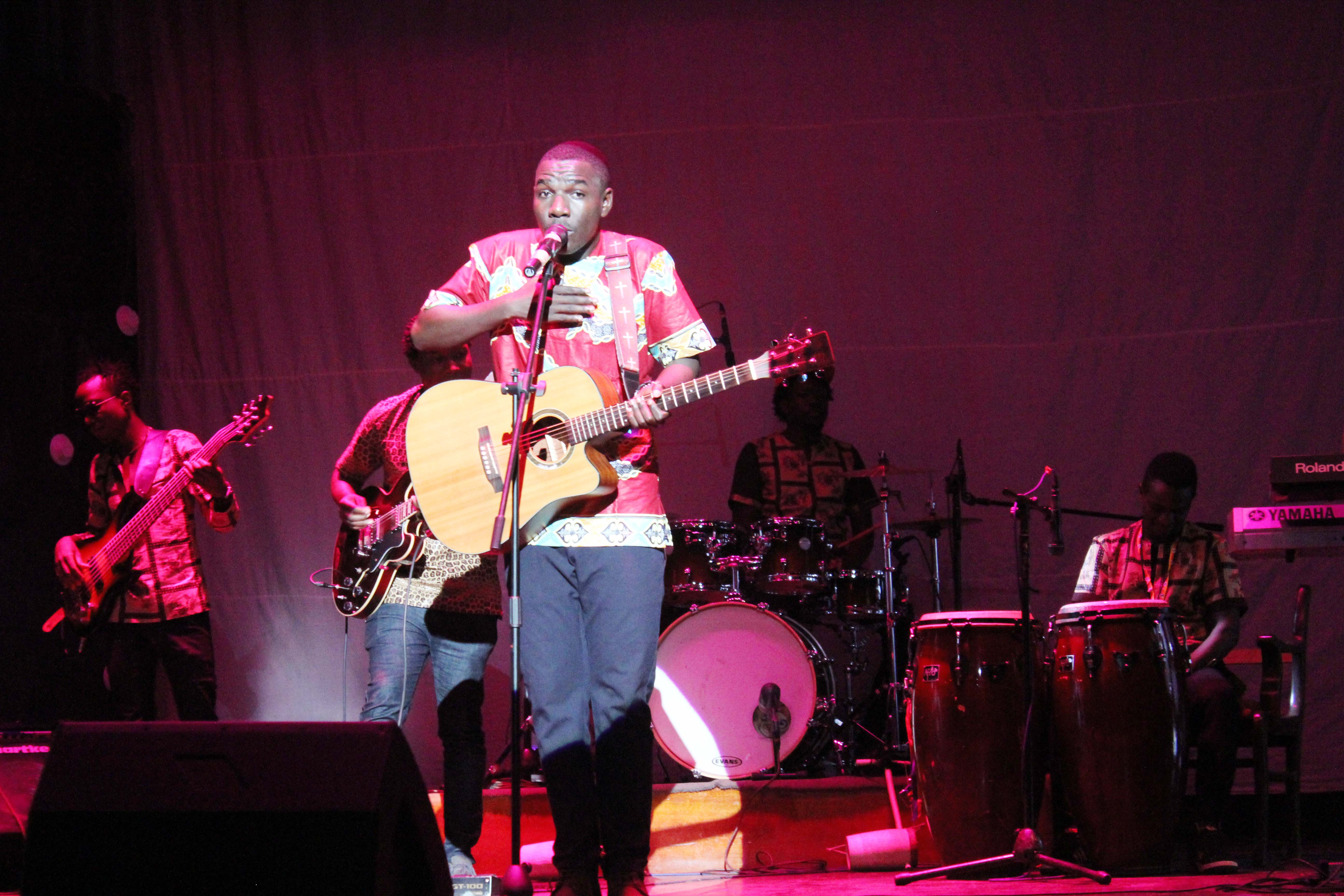 Mugabi performing his nkwegomba song