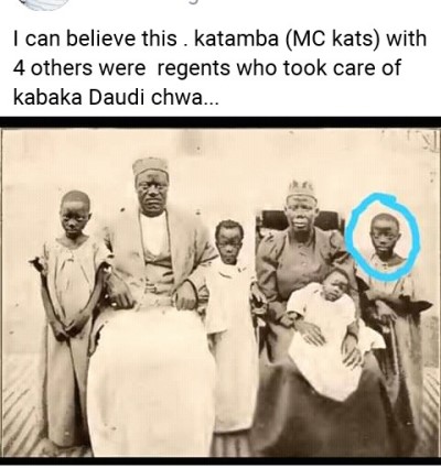 Katamba as King Chwa's regent