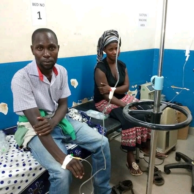 some of the victims in a health centre