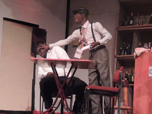 A scene from the interview play