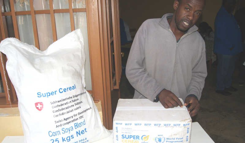WFP withdrew its Super Cereal from distribution to needy people
