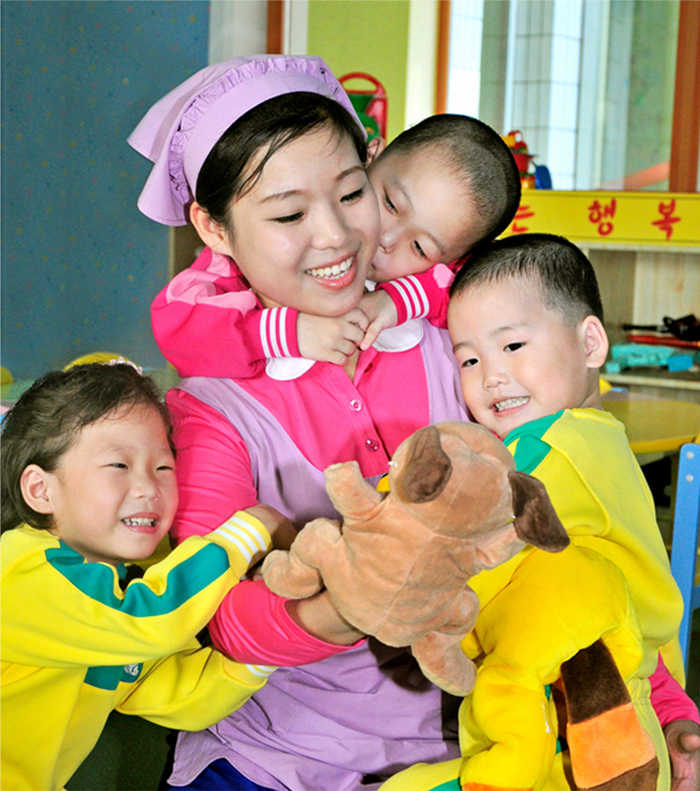 Children in an orphanage